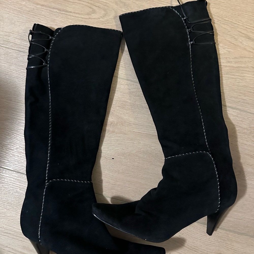 Nine West Elegant Black Knee-High Women's Boots